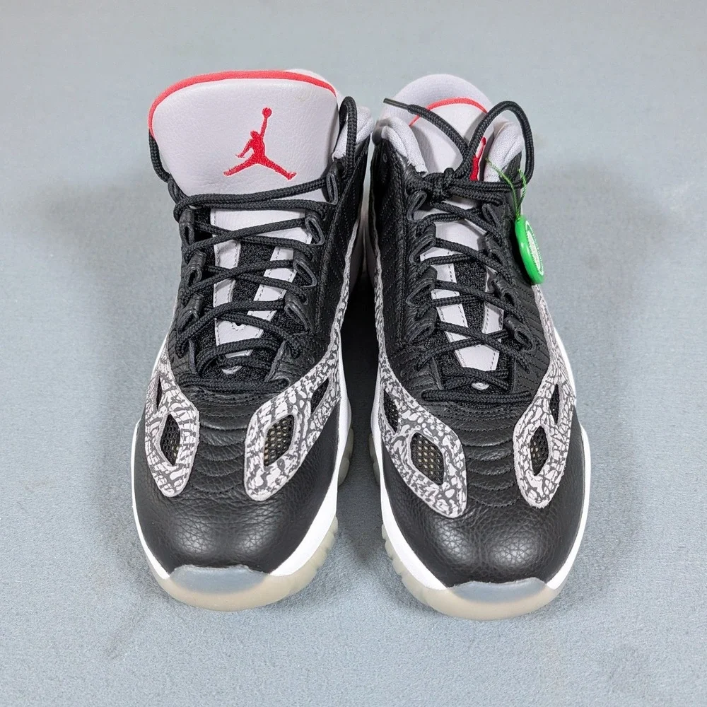 Jordan Air Jordan 11 Retro Low IE Mens 11.5 Black Cement Grey Fire Red